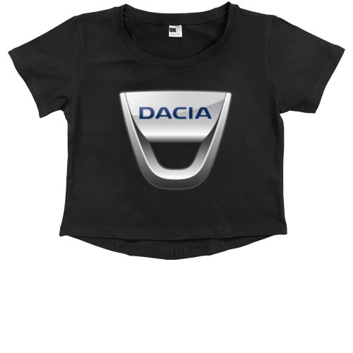 Kids' Premium Cropped T-Shirt - Dacia 2 - Mfest