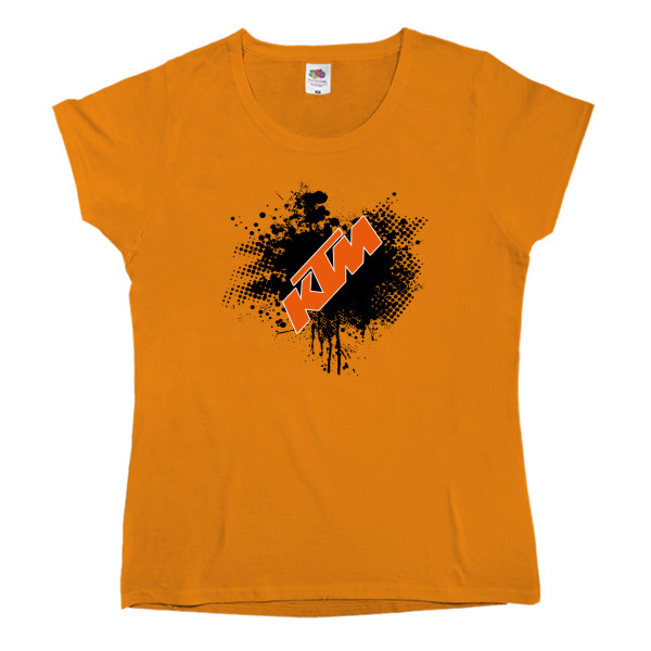 Women's T-shirt Fruit of the loom - Ktm Logo - Mfest