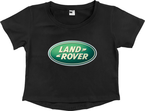 Women's Cropped Premium T-Shirt - Land Rover 2 - Mfest