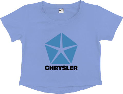 Women's Cropped Premium T-Shirt - Chrysler 2 - Mfest