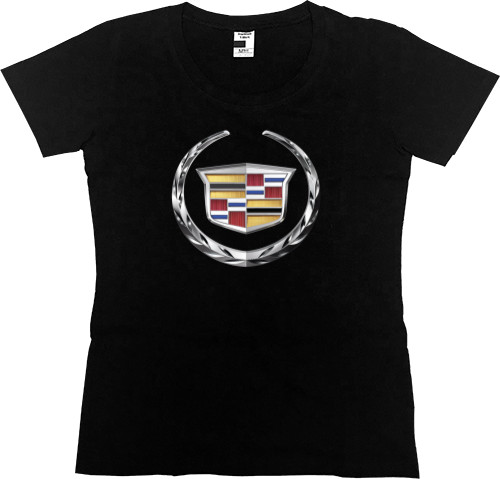 Women's Premium T-Shirt - Cadillac лого - Mfest