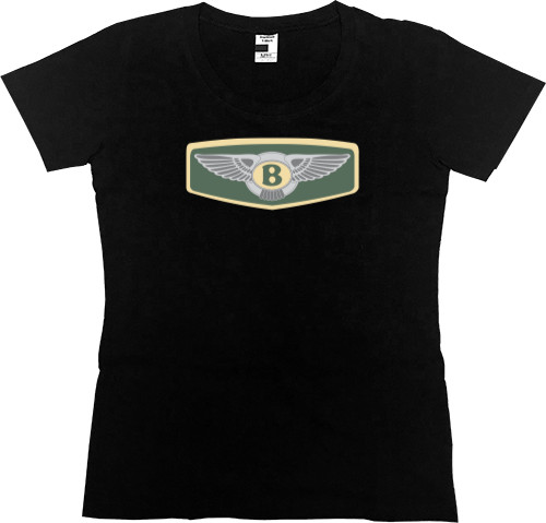 Women's Premium T-Shirt - Bentley Motors Logo - Mfest