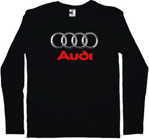 Футболка з Довгим Рукавом Чоловіча - AUDI LOGO - Mfest