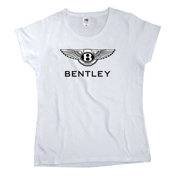 Women's T-shirt Fruit of the loom - Bentley логотип - Mfest