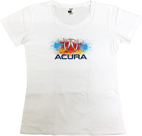 Women's Premium T-Shirt - Acura логотип - Mfest