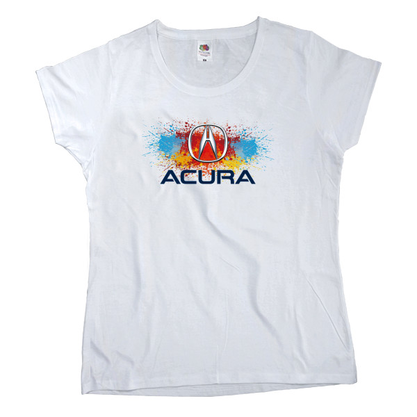 Women's T-shirt Fruit of the loom - Acura логотип - Mfest