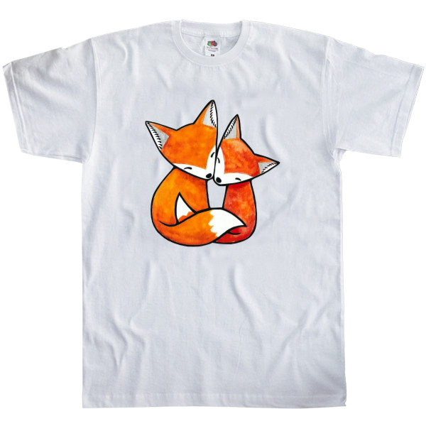 Kids' T-Shirt Fruit of the loom - Лисята - Mfest