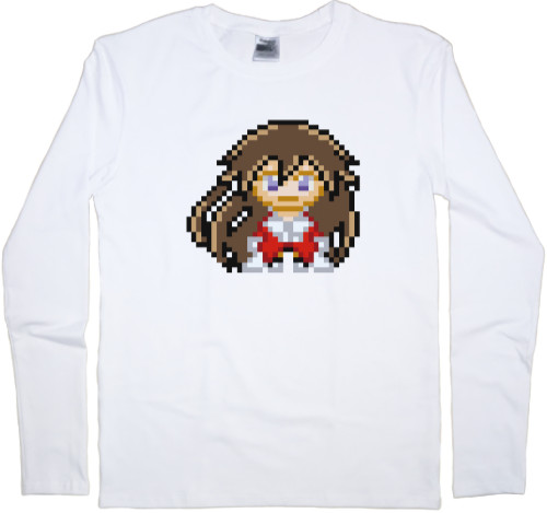 Men's Longsleeve Shirt - Alice Baskerville pixel art - Mfest