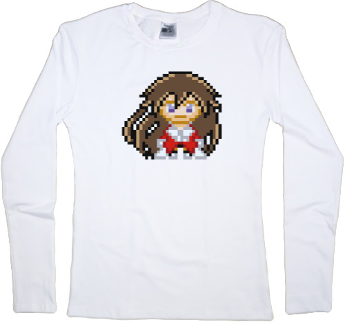 Women's Longsleeve Shirt - Alice Baskerville pixel art - Mfest