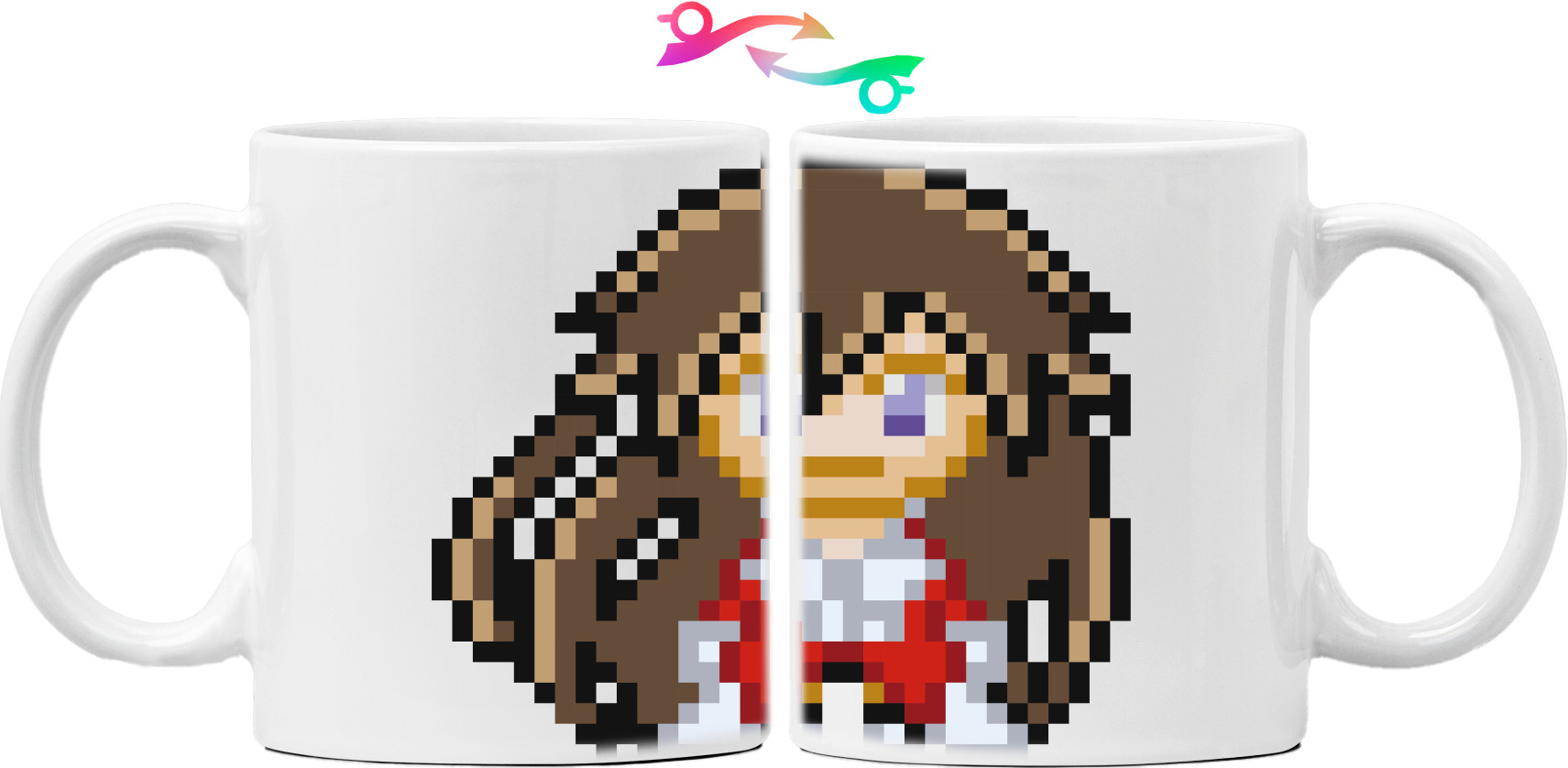 Mug - Alice Baskerville pixel art - Mfest