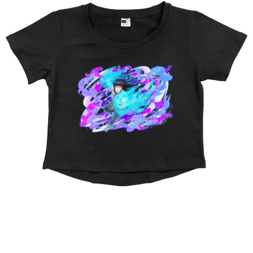 Kids' Premium Cropped T-Shirt - Hinata Hyuga - Mfest