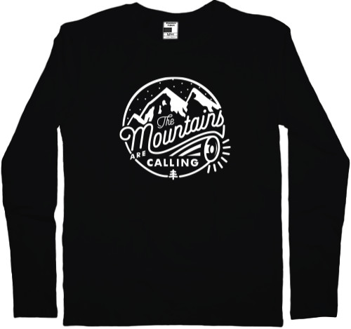 Men's Longsleeve Shirt - Mountains are calling - Mfest