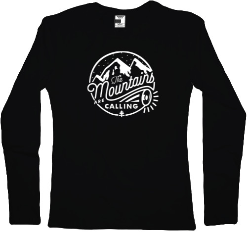 Women's Longsleeve Shirt - Mountains are calling - Mfest