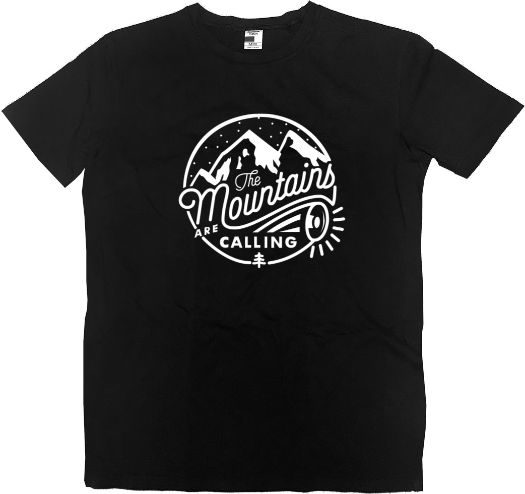 Kids' Premium T-Shirt - Mountains are calling - Mfest