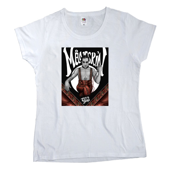 Maneskin - Women's T-shirt Fruit of the loom - Damiano David - Mfest