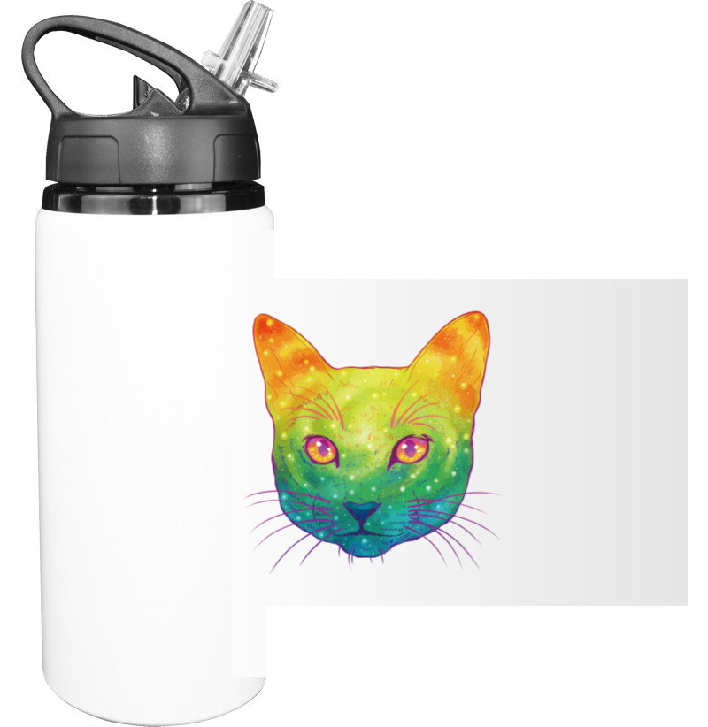 Sport Water Bottle - Космический кот - Mfest