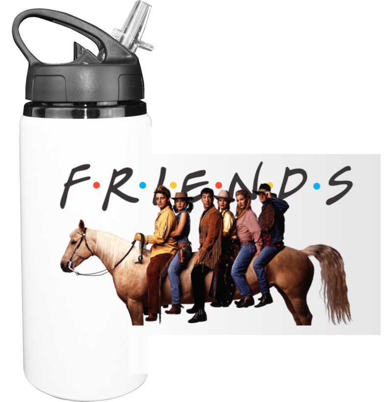 Sport Water Bottle - Friends 4 - Mfest