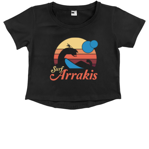 Kids' Premium Cropped T-Shirt - Surf Arrakis - Mfest