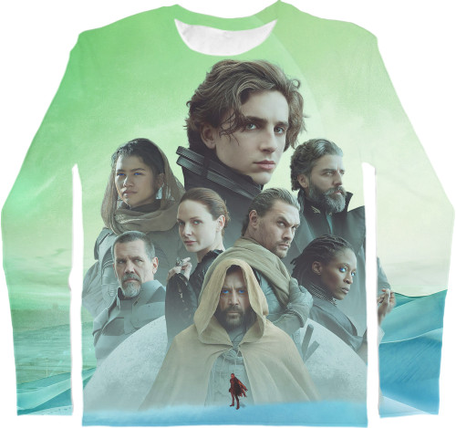 Kids' Longsleeve Shirt 3D - Denis Villeneuve's Dune - Mfest