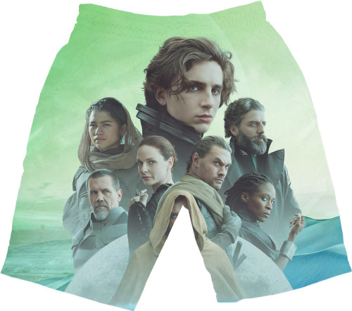 Men's Shorts 3D - Denis Villeneuve's Dune - Mfest