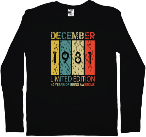 Men's Longsleeve Shirt - December - Mfest