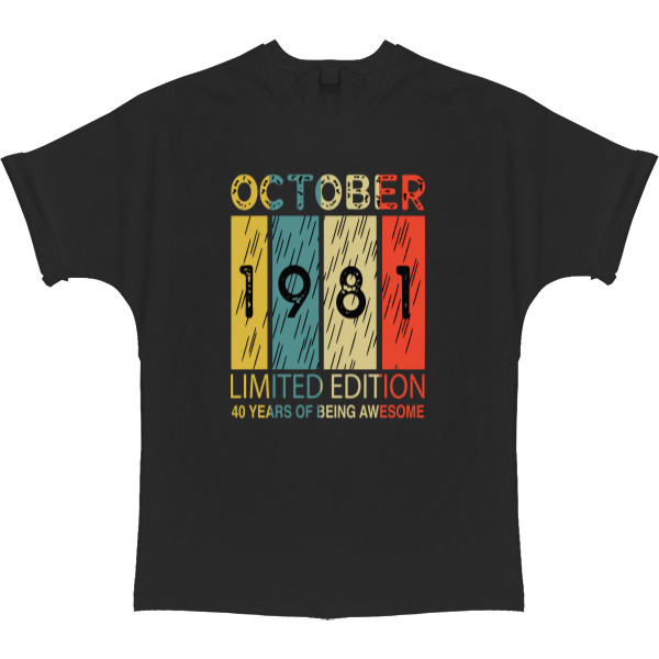 T-shirt Oversize - October - Mfest