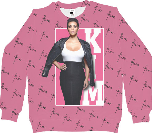 Women's Sweatshirt 3D - Ким Кардашьян - Mfest