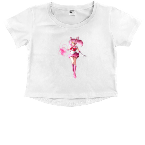 Kids' Premium Cropped T-Shirt - Малышка Усаги - Mfest