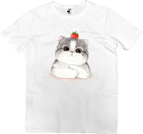 Kids' Premium T-Shirt - Котик с помидором - Mfest