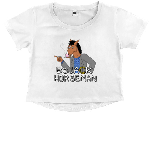 Kids' Premium Cropped T-Shirt - БоДжек - Mfest