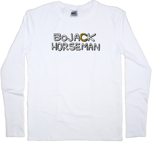 Men's Longsleeve Shirt - Bojack horseman лого - Mfest