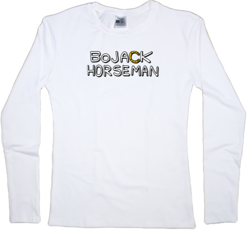 Women's Longsleeve Shirt - Bojack horseman лого - Mfest