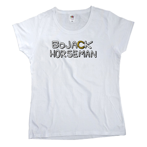 Women's T-shirt Fruit of the loom - Bojack horseman лого - Mfest