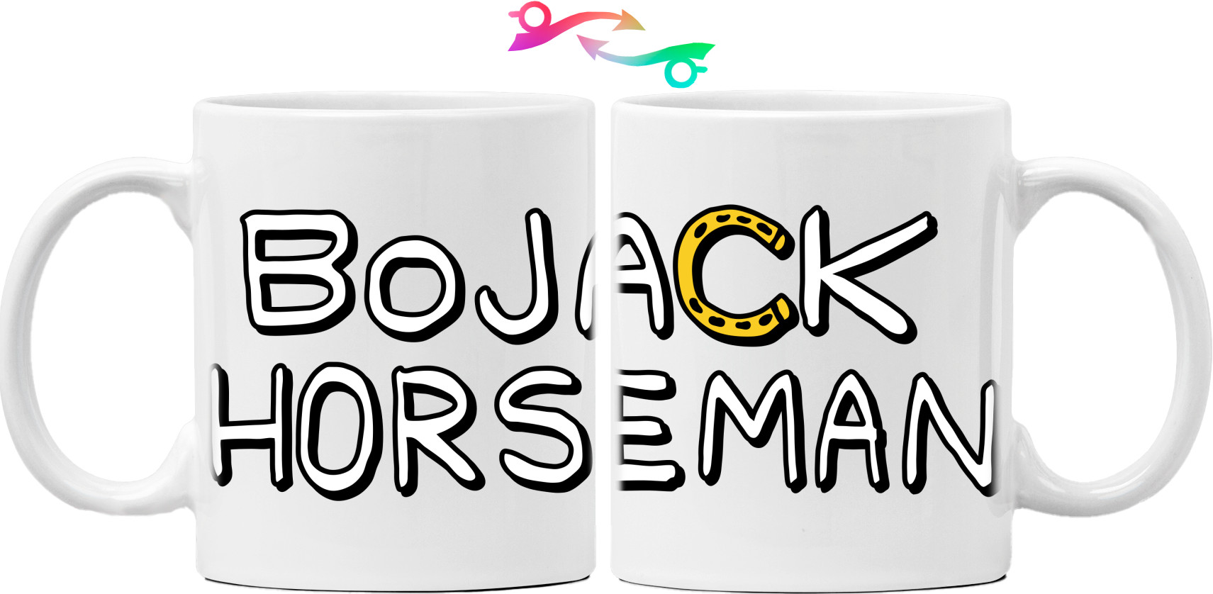 Конь БоДжек - Mug - Bojack horseman лого - Mfest