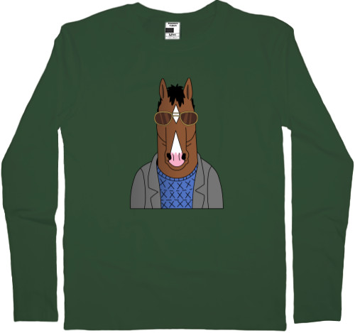 Футболка з Довгим Рукавом Чоловіча - BoJack Horseman - Mfest