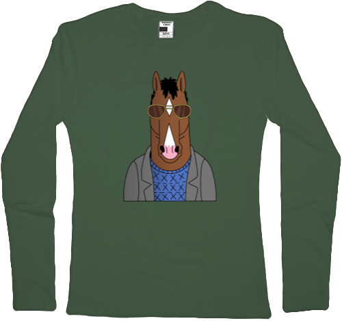 Футболка з Довгим Рукавом Жіноча - BoJack Horseman - Mfest