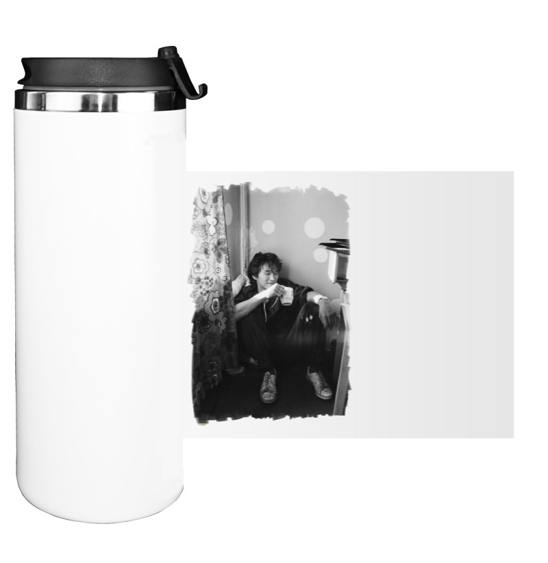 Water Bottle on Tumbler - Цой - Mfest