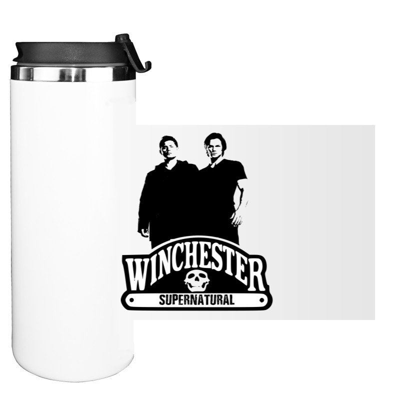 Water Bottle on Tumbler - Supernatural - Mfest