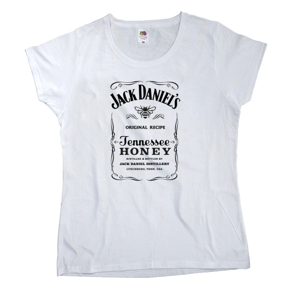 Women's T-shirt Fruit of the loom - JACK DANIELS JENNESSEE HONEY - Mfest