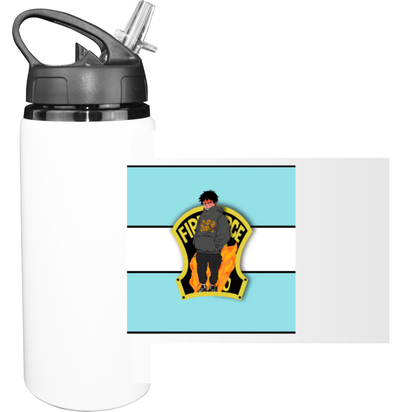 Sport Water Bottle - Shinra Kusakabe - Mfest