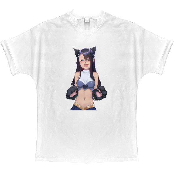 T-shirt Oversize - Nagatoro cat - Mfest