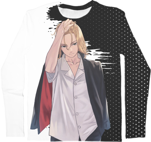 Men's Longsleeve Shirt 3D - Mikey Manjiro Sano - Mfest