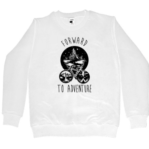 Men’s Premium Sweatshirt - Forward to adventure - Mfest