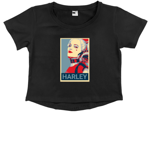 Kids' Premium Cropped T-Shirt - Харли - Mfest