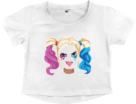 Women's Cropped Premium T-Shirt - Harley Quinn - Mfest