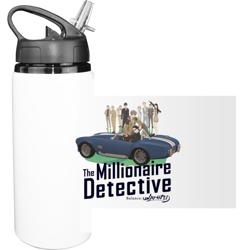 Sport Water Bottle - The Millionaire Detective Balance: Unlimited - Mfest