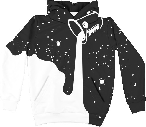 Kids' Hoodie 3D - Краски - Mfest