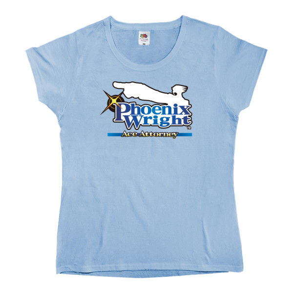 Women's T-shirt Fruit of the loom - Phoenix Wright: Ace Attorney Trilogy - Mfest