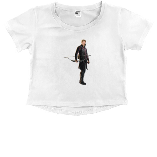 Kids' Premium Cropped T-Shirt - Соколиный глаз - Mfest