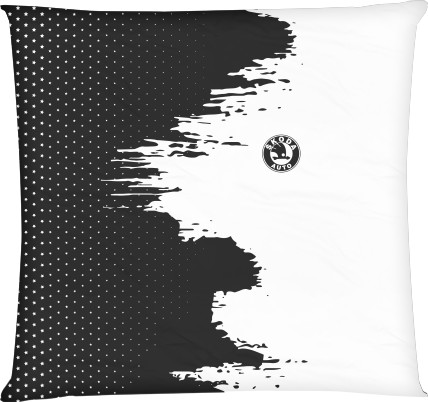 Square Throw Pillow - Skoda Auto - Mfest